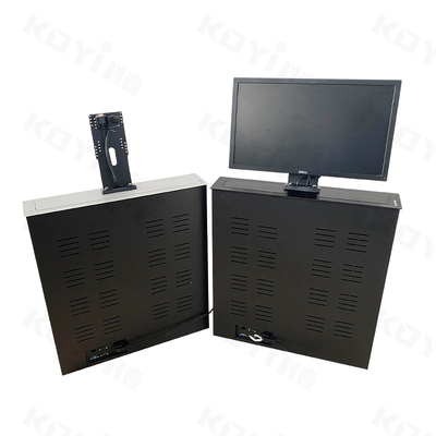 KOYI科壹防夹手22寸液晶屏升降器24寸无纸化会议桌显示器升降支架